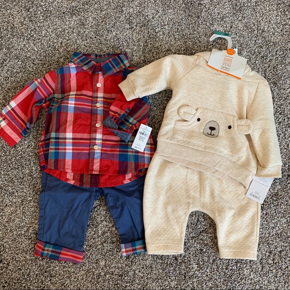 NWT. Baby Boy Putfit Bundle, 3-6 Months